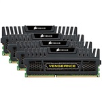 16GB (4 x 4GB) Vengeance™ Black PC3-12800 DDR3 1600MHz CL8 (8-8-8-24) 1.5V SDRAM DIMM, Non-ECC