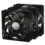 3 x R4 120mm Case Fan, 2000 RPM, 69 CFM, 19 dBA, No LED