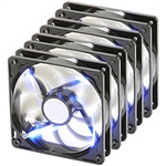 4 x R4 SickleFlow 120mm Case Fan, 2000 RPM, 69 CFM, 19 dBA, Blue LED