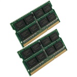 4GB (2 x 2GB) PC3-10666 DDR3 1333MHz SDRAM SODIMM, CL9, 1.5V, Non-ECC
