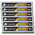 12GB (6 x 2GB) XMS3 Xtreme Performance PC3-12800 DDR3 1600MHz CL9 (9-9-9-24) 1.65V SDRAM DIMM, Non-ECC