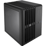 Carbide Series Air 540 w/ Window, No PSU, E-ATX, Black, Cube Case