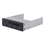 SILVERSTONE SST-FP56, Internal, 5.25&quot; Bay, 3xUSB 3.0, Charging Port, Card Reader