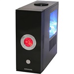 Coolview Black Mid-Tower Case w/ Window, No PSU, ATX, SECC