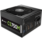 CS750M, 80 PLUS Gold 750W, Semi Modular, ATX Power Supply