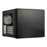 Node 804, w/ Window, No PSU, microATX, Black, Cube Case