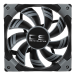 DS 120mm Black, 1500 RPM, 81.5 CFM, 23.1 dBA, Cooling Fan