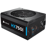 HX750i, 80 PLUS Platinum 750W, Fully Modular, ATX Power Supply
