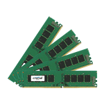 32GB Kit (4 x 8GB) DDR4 2133MHz, CL15, DIMM Memory
