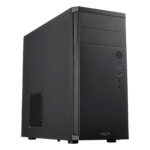 Core 1100, No PSU, microATX, Black, Mini Tower Case