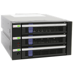 MB453SPF-B, 2x 5.25&quot; to 3x 3.5&quot;/2.5&quot;, SATA 6Gb/s, SSD/HDD, Black Hot Swap Module