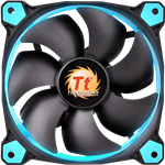 Riing 12 LED 120mm, Blue LEDs, 1500 RPM, 40.6 CFM, 24.6 dBA, Cooling Fan