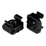 N/A - CABCAGENUTSB, M5 Cage Nuts - 50 Pack, Black