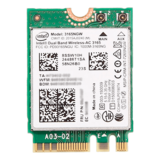 N/A - Dual Band Wireless-AC 3165, 1x1 Wi-Fi + Bluetooth 4.2, IEEE 802.11ac, 433 Mbps, M.2 2230, Wireless Card