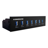 N/A - KW525-7U3C, 7 USB 3.0 Port Hub For 5.25” Include 1 IQ Charging