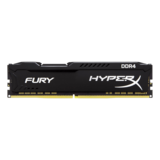 Memory Module - 8GB HyperX Fury DDR4 2400MHz, CL15, Black, DIMM Memory OEM