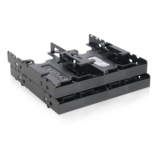 N/A - FLEX-FIT Quattro MB344SP 4x 2.5 inch HDD / SSD Bracket for External 5.25 inch Bay (Black)