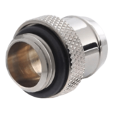 Barb Fitting - G1/4" Black Sparkle Stubby 1/2" Fitting