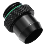 Barb Fitting - Premium G1/4" "Stubby" High Flow 1/2" Fitting - Black Matte