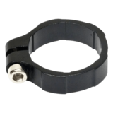 N/A - Elite Aluminum Reusable 3/4" OD Liquid Tubing Clamps - Anodized Black