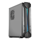 Computer Case - RAVEN RVZ03B, No PSU, Mini-ITX, Black, Slim HTPC Case