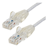 N/A - N6PAT1GRS, 1 ft. CAT6 Ethernet Cable - Slim - Snagless RJ45 Connectors - Gray
