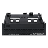 N/A - FLEX-FIT Quinto MB344SPO 4x 2.5 inch HDD / SSD & Slim / Ultra-Slim ODD Mounting Bracket for 5.25 inch Bay (Black)