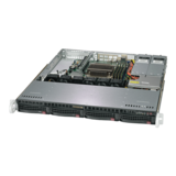 Server Platform - SuperServer 5019C-MR, 1U, Intel® C246, 4x 3.5" SATA Hotswap, 4x DDR4, 2x GbLAN, 400W Rdt PSU