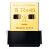 Wireless Adapter - Archer T2U Nano, AC600, Dual-Band, Wi-Fi 5, USB Wireless Adapter