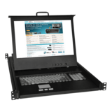 N/A - 17 inch Hi-Res VGA USB + PS/2 KVM Drawer with Numeric Keypad