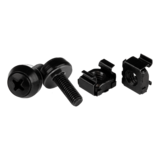 N/A - CABSCREW1032, 50 Pack 10-32 Server Rack Cage Nuts and Screws w/Washers