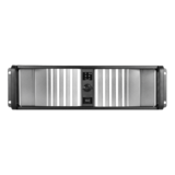 Server Chassis - D Storm D-300SEA-SL-T7SA, Silver Bezel, 4x 5.25", 3x 3.5" Drive Bays, No PSU, ATX, Black, 3U Chassis