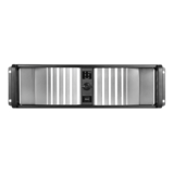 Server Chassis - D Storm D-300SEA-SL-RAIL24, Silver Bezel, 4x 5.25", 3x 3.5" Drive Bays, w/ 20" Sliding Rail Kit, No PSU, ATX, Black, 3U Chassis