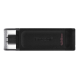 USB External Flash Drives - DataTraveler 70, 128GB, USB Type-C 3.2 Gen 1, Black, Flash Drive