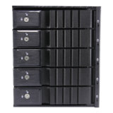 Hot Swap Module - BPN-SEA350HD, Trayless 3x 5.25" to 5x 3.5", SAS/SATA 12Gb/s, HDD, Black Hot-swap Rack
