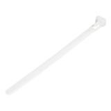N/A - CBMZTRB6, 6"(15cm) Reusable Cable Ties - 1/4"(7mm) wide, 100 Pack - White
