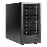 N/A - JAGE6BT8HDBK-DE, 8-bay SAS/SATA 12Gb/s SFF-8644 Trayless Hotswap JBOD Enclosure