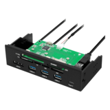 N/A - U2CR5253U3CESATA, Internal, 5.25" Bay, All-in-one, 3xUSB 3.0, USB Type-C Card Reader