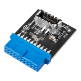 N/A - CP14-E, USB 3.0 internal (19-pin) header to USB 3.1 / 3.2 Type-C (20-pin) Key A adapter