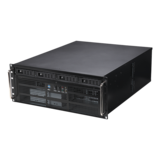Server Chassis - RM-4U8G1043, 4x 3.5"/2.5", 2x 3.5" Drive Bays, No PSU, E-ATX, Black, 4U Chassis