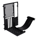 N/A - O11DMINI-1X-3 Premium PCI-E 16 X 3.0 Black Extender Riser Cable 200mm and Black Convert Bracket for O11DMINI-X