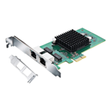 Network Adapter - 1G Network Card(NIC), Dual RJ-45 Port, X1 Lane, Intel 82576 Chip, Compare to E1G42ET, PCIe Network Adapter