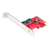 N/A - 2P6G-PCIE-SATA-CARD, PCI Express to 2 SATA Port, Adapter/Controller Card