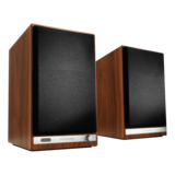 Speaker - HD6-WAL, Wired/Bluetooth, Real Wood Veneer Walnut, 2.0 Channel Bookshelf Speakers