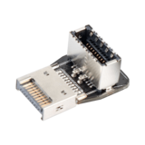 N/A - USB 3.2 Front Panel Internal Connector Type E 90 Degree Angled Adapter (TYPE A)