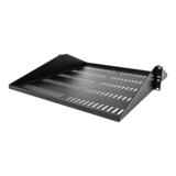 N/A - SHELF-2U-20-CENTER-V, 2U Server Rack Shelf, Center Mounted Universal Vented Rackmount Cantilever Tray for 19"