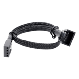 N/A - 30cm Sleeved PWM Fan Extension Cable (Black)