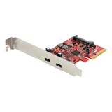 Add-On Card - PEXUSB312C3, 2 x USB Type-C Connector to PCI Express 3.0 x4 Add-On Card