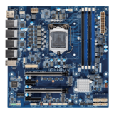 Motherboard - uATX-Q47EA, Intel® Q470E Chipset, LGA 1200, 4x COM, 4x 1 GbLAN, microATX Motherboard