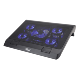 Cooling Pad - Blue LED Light Laptop up to 12-17", Black, Cooling Pad
